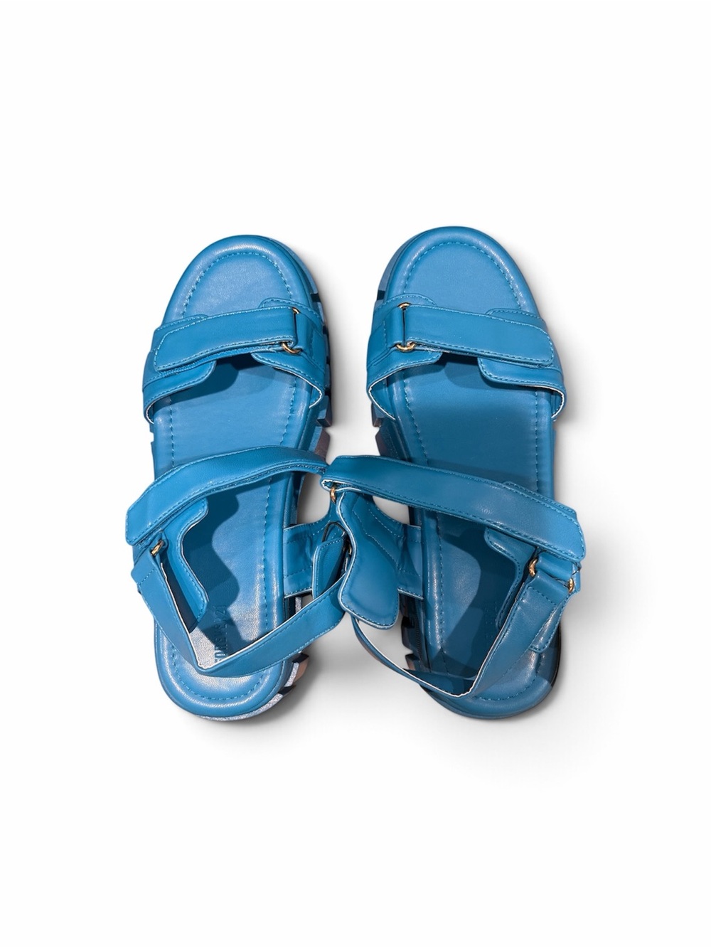 Forever 21 Bright Blue Kids Strappy Sandals